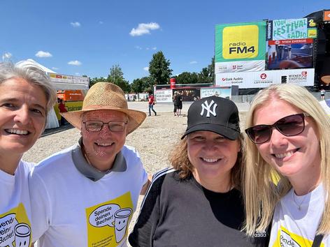 Ehrenamtliche am Donauinselfest