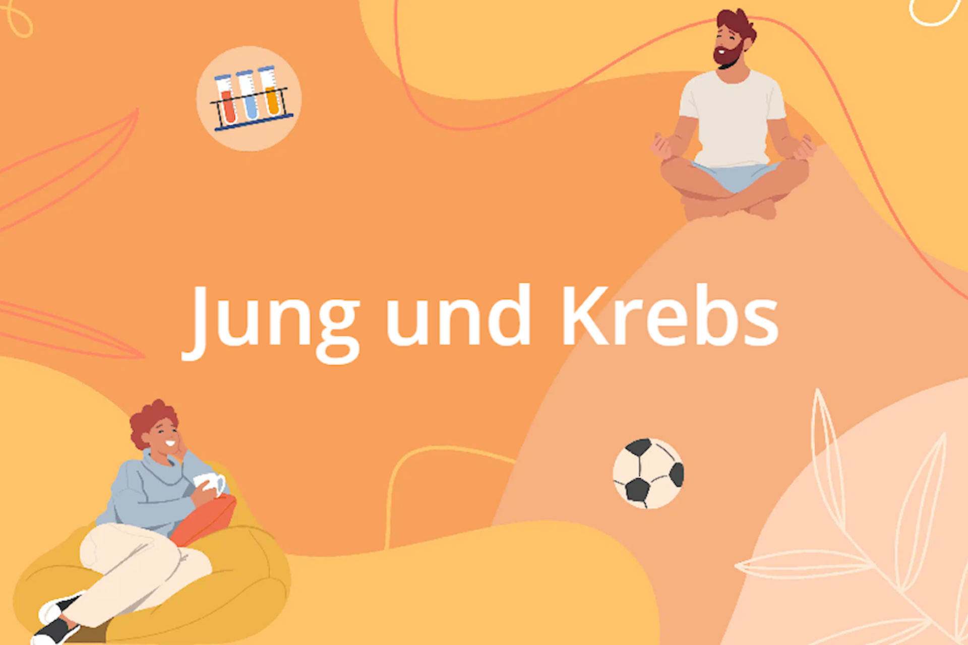 Plakat Jung und Krebs