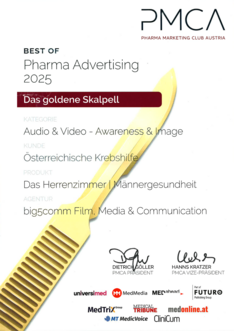 Urkunde "Goldenes Kalpell"