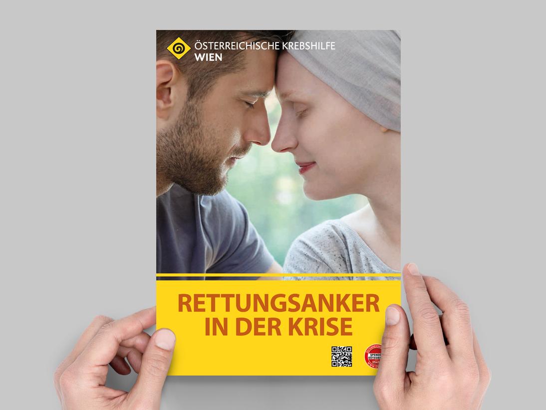 Imagebroschüre der Österreichischen Krebshilfe Wien